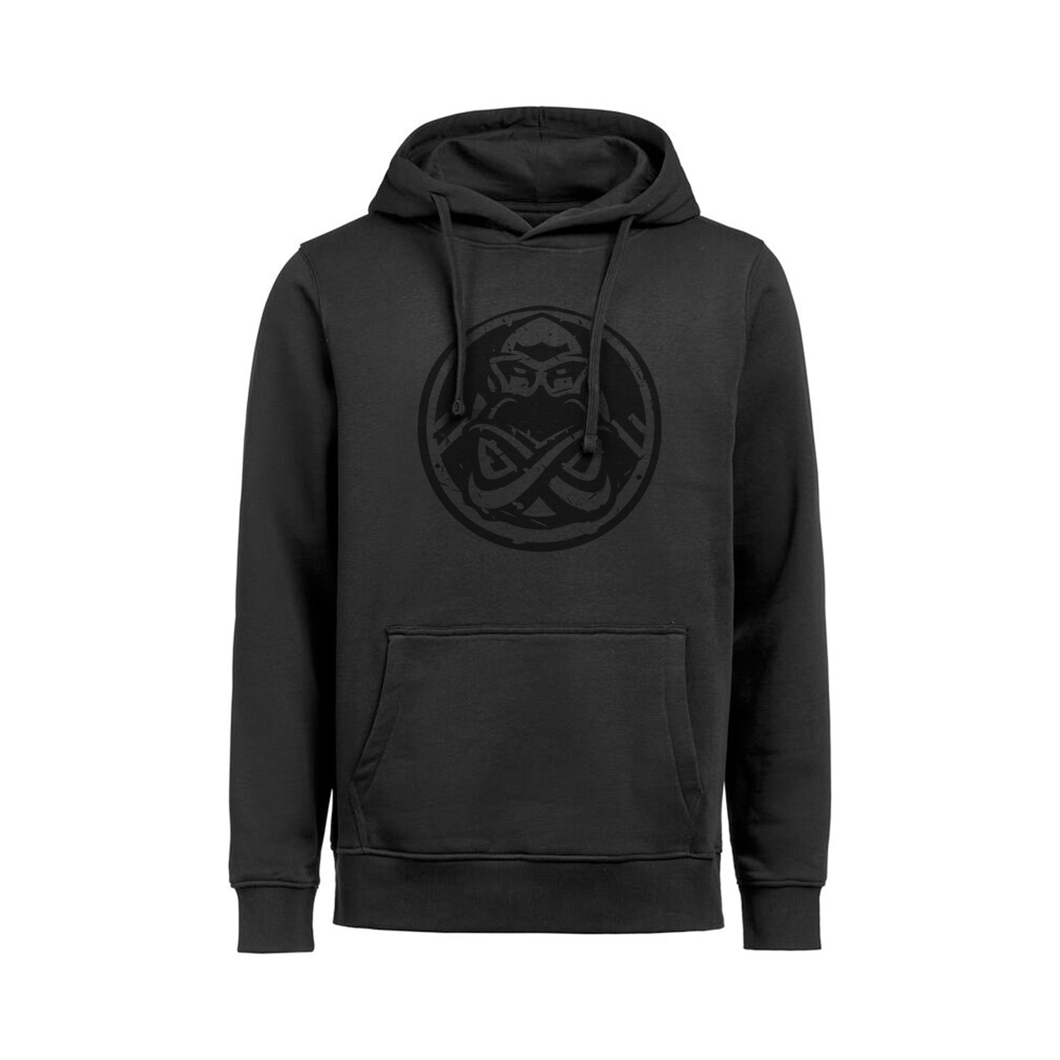 Essential ENCELADUS Black on Black Hoodie - Regular fit