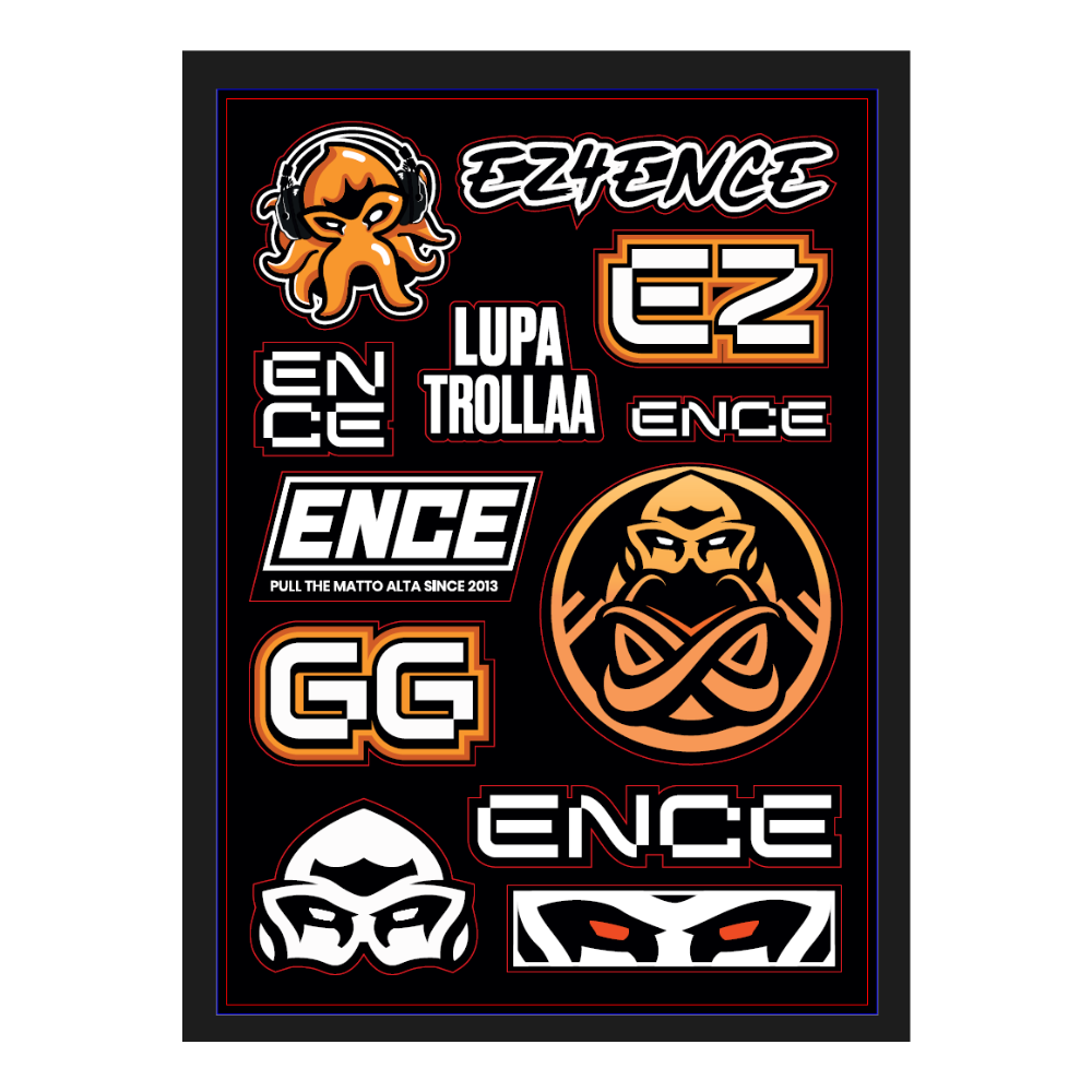 ENCE Sticker Sheet